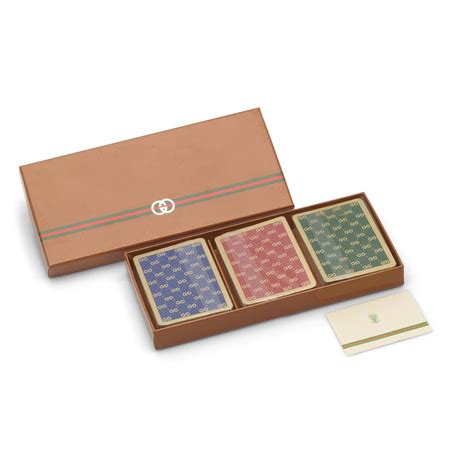 Sold at Auction: Gucci, Gucci Set carte da gioco Gucci con scatola